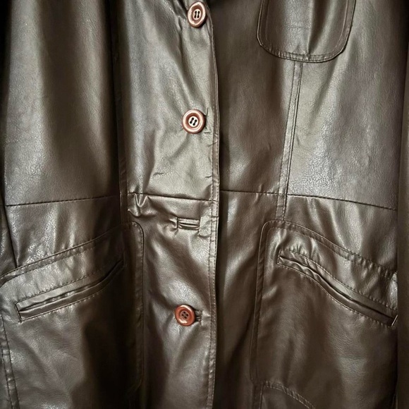 Neutral Zone Missy Dark Brown Leather Jacket - Picture 5 of 7